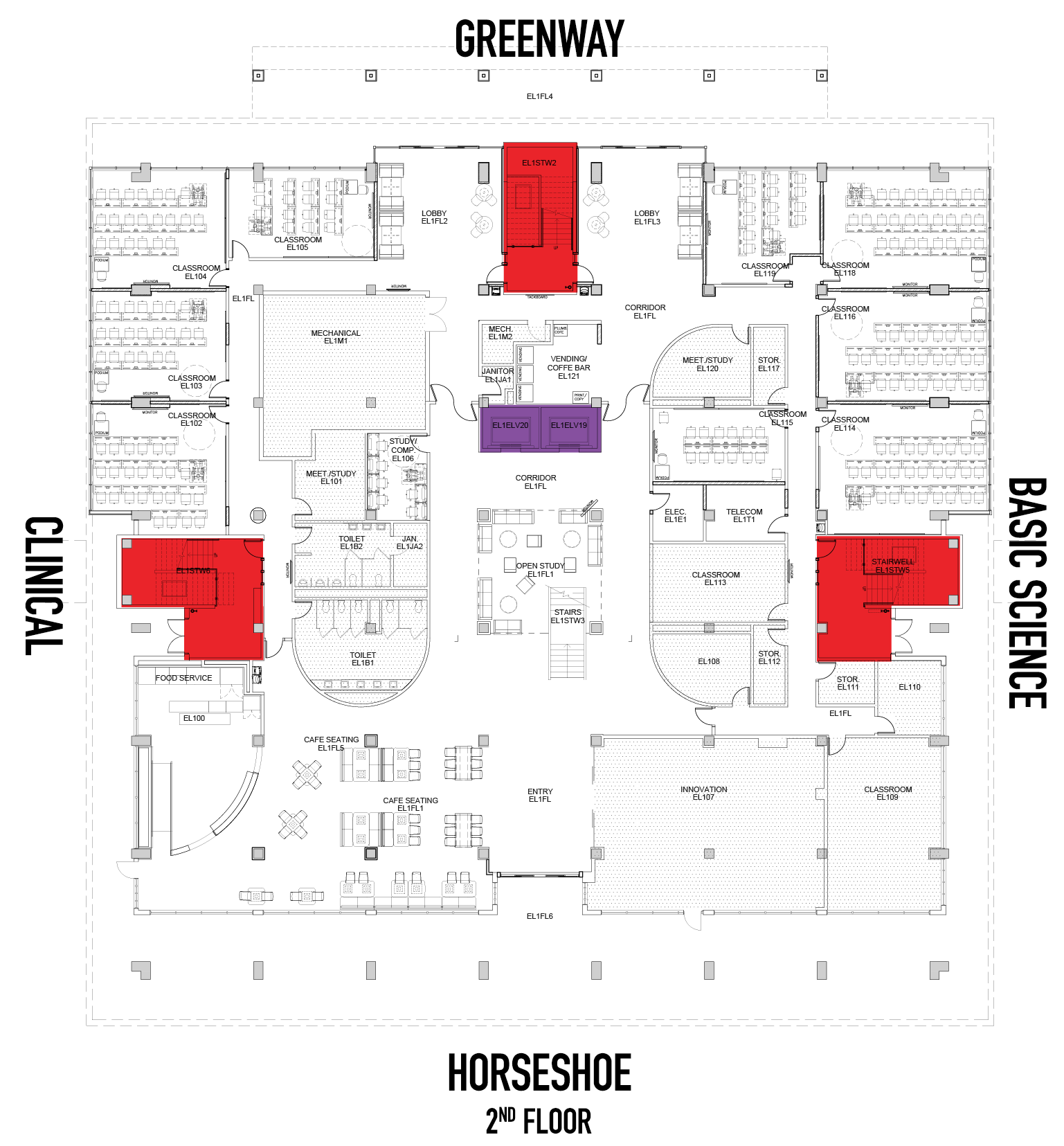 Library 2nd floor plan